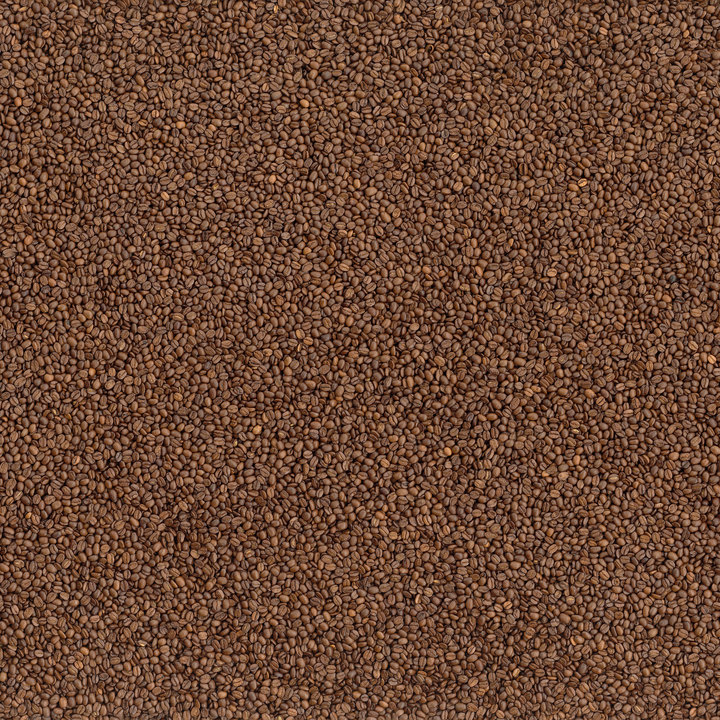 Dicht angeordnete geröstete Kaffeebohnen