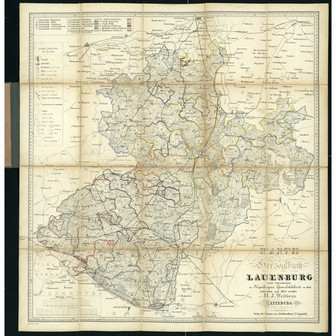 Digitalisierte historische Karte
